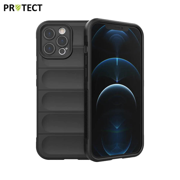 Funda protectora IX008 PROTECT para Apple iPhone 12 Pro Max Negra