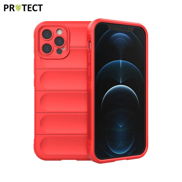 Funda protectora IX008 PROTECT para Apple iPhone 12 Pro Roja