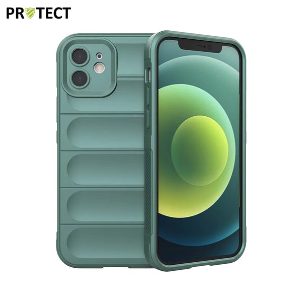 Coque de Protection IX008 PROTECT pour Apple iPhone 12 Vert Fonc¨¦
