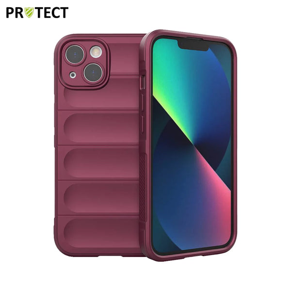 Funda protectora IX008 PROTECT para Apple iPhone 13 color ciruela