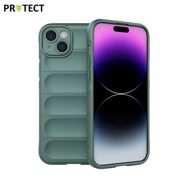 Coque de Protection IX008 PROTECT pour Apple iPhone 15 Plus Vert Fonc¨¦