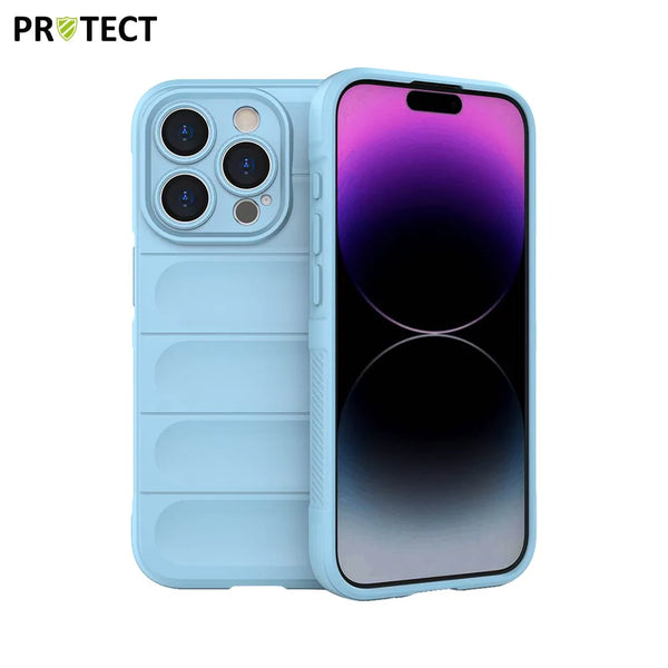 Coque de Protection IX008 PROTECT pour Apple iPhone 15 Pro Bleu Clair