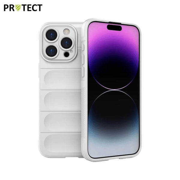 Funda protectora IX008 PROTECT para Apple iPhone 15 Pro Max Blanca