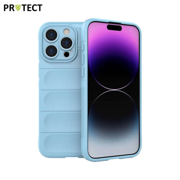 Coque de Protection IX008 PROTECT pour Apple iPhone 15 Pro Max Bleu Clair