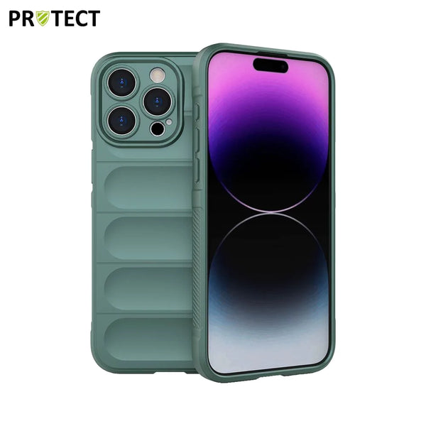 Coque de Protection IX008 PROTECT pour Apple iPhone 15 Pro Max Vert Fonc¨¦