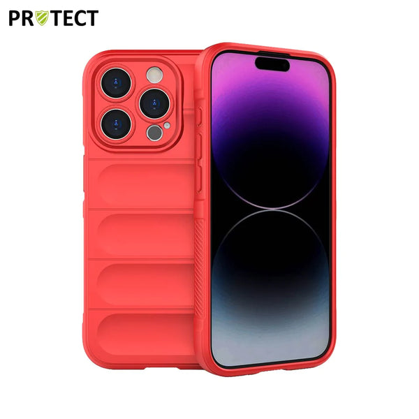 Coque de Protection IX008 PROTECT pour Apple iPhone 15 Pro Rouge