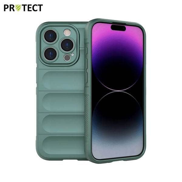 Coque de Protection IX008 PROTECT pour Apple iPhone 15 Pro Vert Fonc¨¦