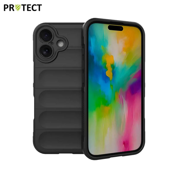 Funda protectora IX008 PROTECT para Apple iPhone 16 Negra