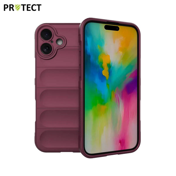 Funda protectora IX008 PROTECT para Apple iPhone 16 Plus color ciruela