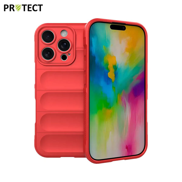 Coque de Protection IX008 PROTECT pour Apple iPhone 16 Pro Rouge