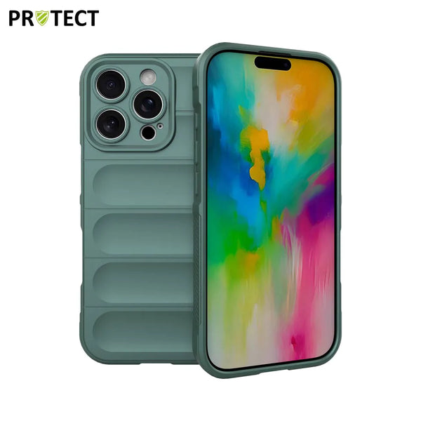 Coque de Protection IX008 PROTECT pour Apple iPhone 16 Pro Vert Fonc¨¦