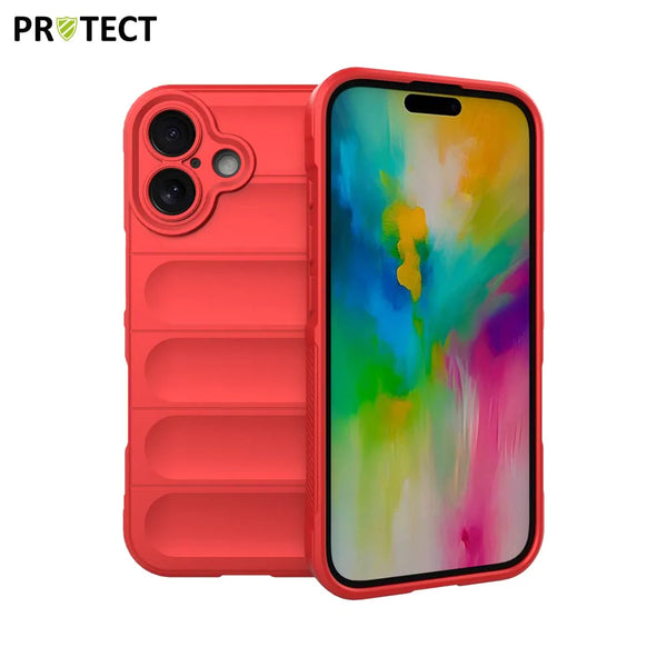 Coque de Protection IX008 PROTECT pour Apple iPhone 16 Rouge