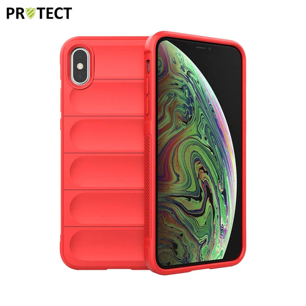 Coque de Protection IX008 PROTECT pour Apple iPhone XS Max Rouge