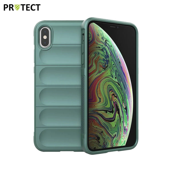 Coque de Protection IX008 PROTECT pour Apple iPhone XS Max Vert Fonc¨¦