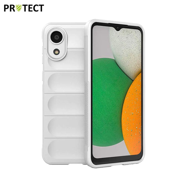 Funda protectora IX008 PROTECT para Samsung Galaxy A03 Core A032 Blanca