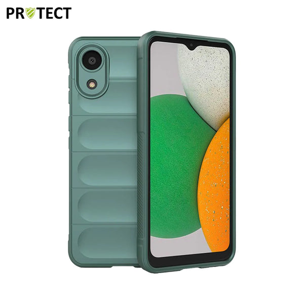 IX008 PROTECT Schutzh¨¹lle f¨¹r Samsung Galaxy A03 Core A032, Dunkelgr¨¹n