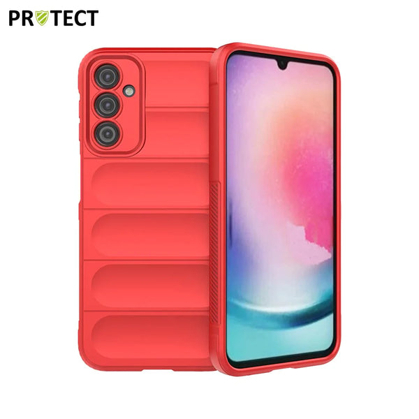 Funda protectora IX008 PROTECT para Samsung Galaxy A24 4G A245 Roja