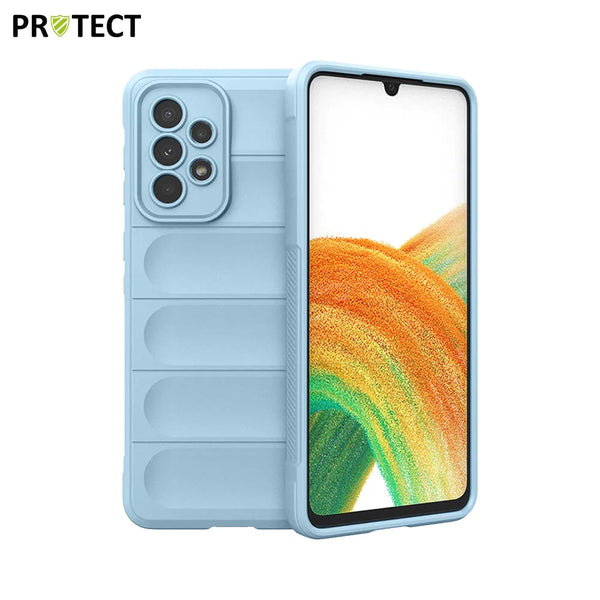 IX008 PROTECT Schutzh¨¹lle f¨¹r Samsung Galaxy A33 5G A336 Hellblau