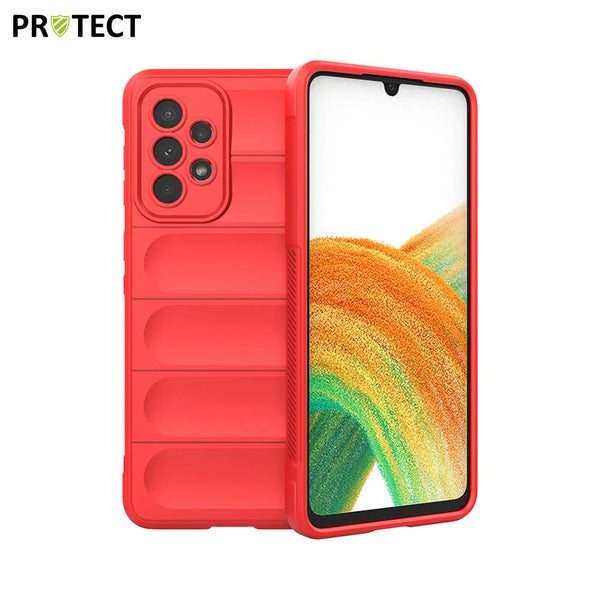 IX008 PROTECT Schutzh¨¹lle f¨¹r Samsung Galaxy A33 5G A336 Rot