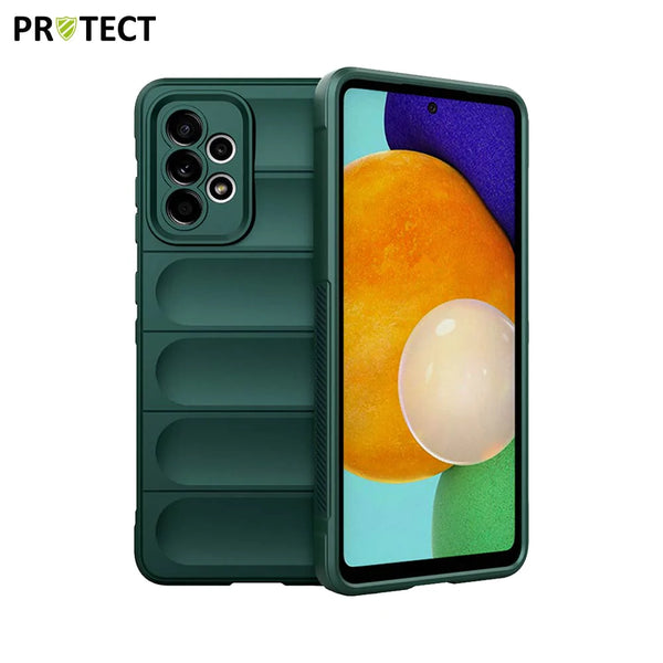 IX008 PROTECT Schutzh¨¹lle f¨¹r Samsung Galaxy A52 5G A526 & A52 4G A525 Dunkelgr¨¹n