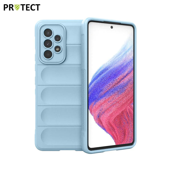 Funda protectora IX008 PROTECT para Samsung Galaxy A53 5G A536 Azul Claro