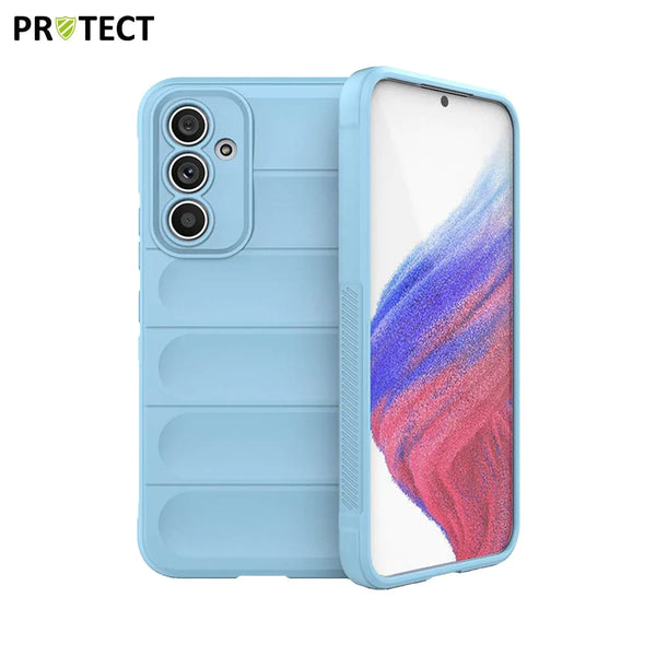 IX008 PROTECT Schutzh¨¹lle f¨¹r Samsung Galaxy A54 5G A546 Hellblau