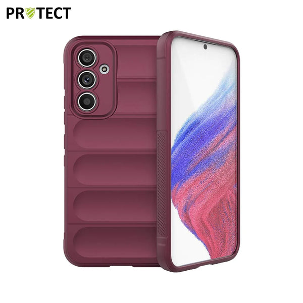 Funda protectora IX008 PROTECT para Samsung Galaxy A54 5G A546 Ciruela