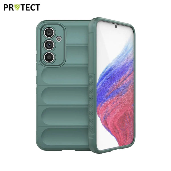 Funda protectora IX008 PROTECT para Samsung Galaxy A54 5G A546 Verde Oscuro