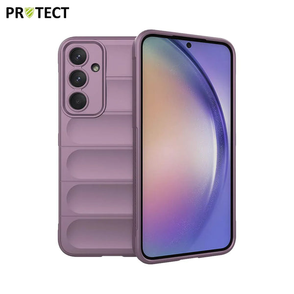 Funda protectora IX008 PROTECT para Samsung Galaxy A55 5G A556 Lavanda