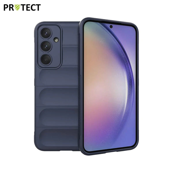 Funda protectora IX008 PROTECT para Samsung Galaxy A55 5G A556 Zafiro