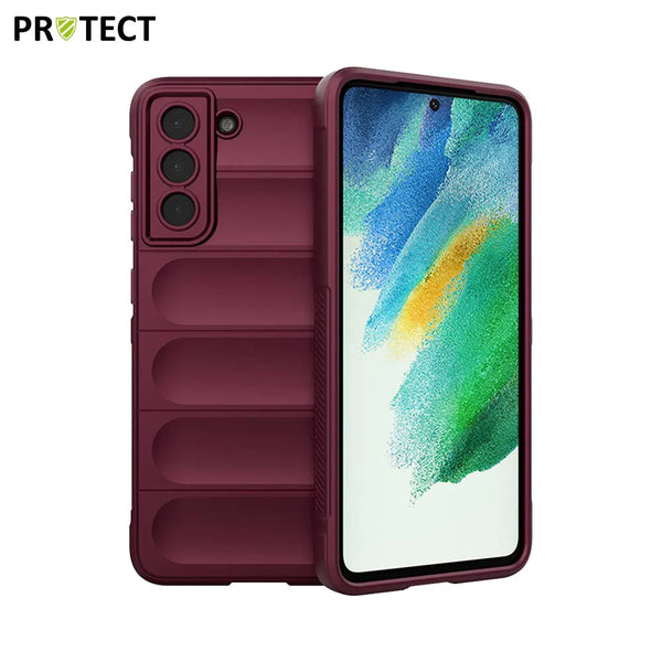 IX008 PROTECT Schutzh¨¹lle f¨¹r Samsung Galaxy S21 FE G990 Pflaume
