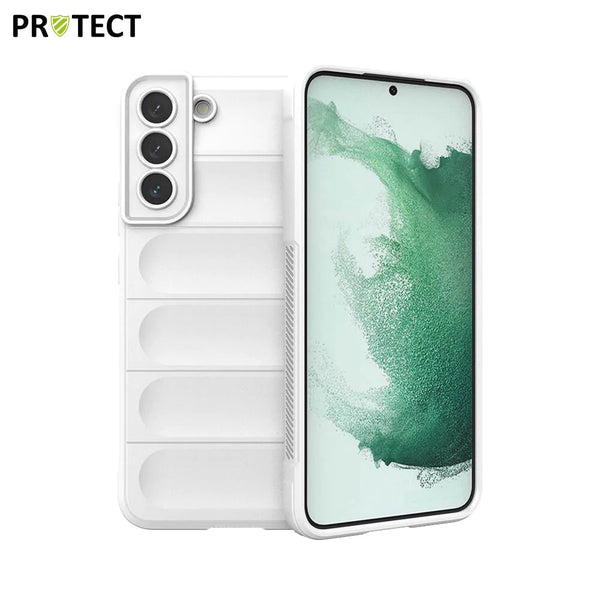 Funda protectora IX008 PROTECT para Samsung Galaxy S22 Plus S906 Blanca