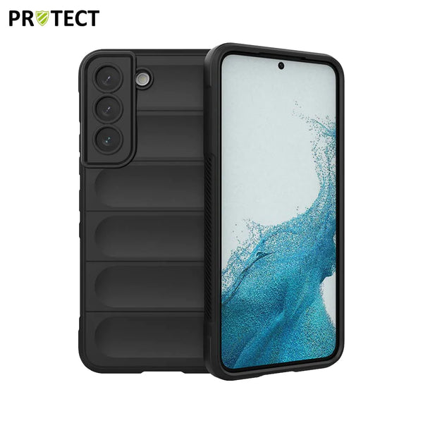 Funda protectora IX008 PROTECT para Samsung Galaxy S22 S901 Negra