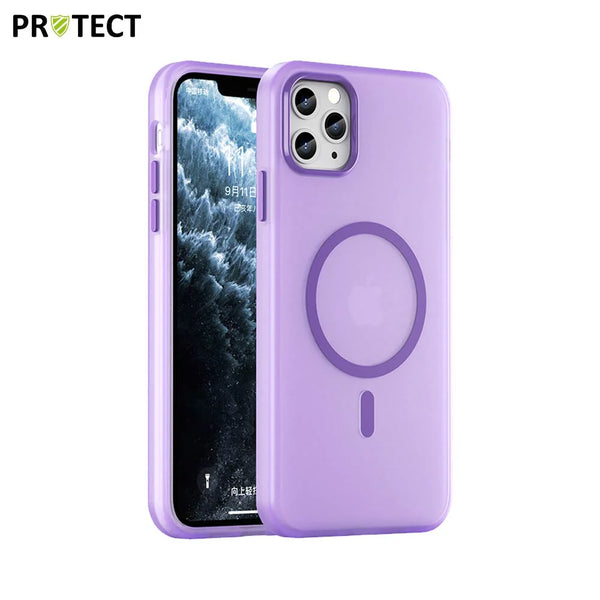 Coque de Protection MF-006 MagSafe PROTECT pour Apple iPhone 11 Pro Violet Fonc¨¦