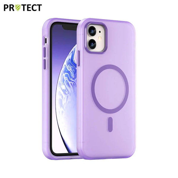 Coque de Protection MF-006 MagSafe PROTECT pour Apple iPhone 11 Violet Fonc¨¦