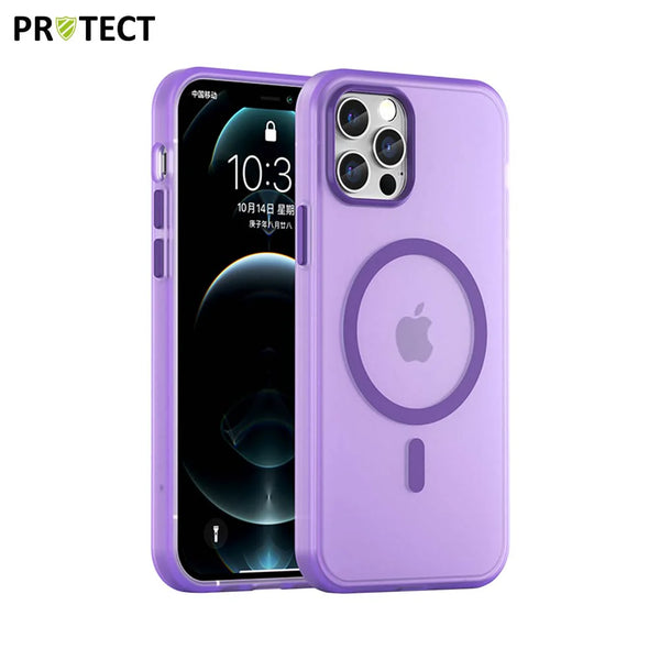 Coque de Protection MF-006 MagSafe PROTECT pour Apple iPhone 12 Pro Max Violet Fonc¨¦