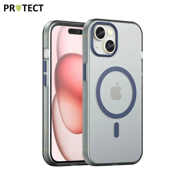 Coque de Protection MF-006 MagSafe PROTECT pour Apple iPhone 15 Bleu Marine