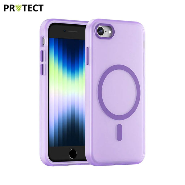 Coque de Protection MF-006 MagSafe PROTECT pour Apple iPhone 7, 8, SE 2 & SE 3 Violet Fonc¨¦