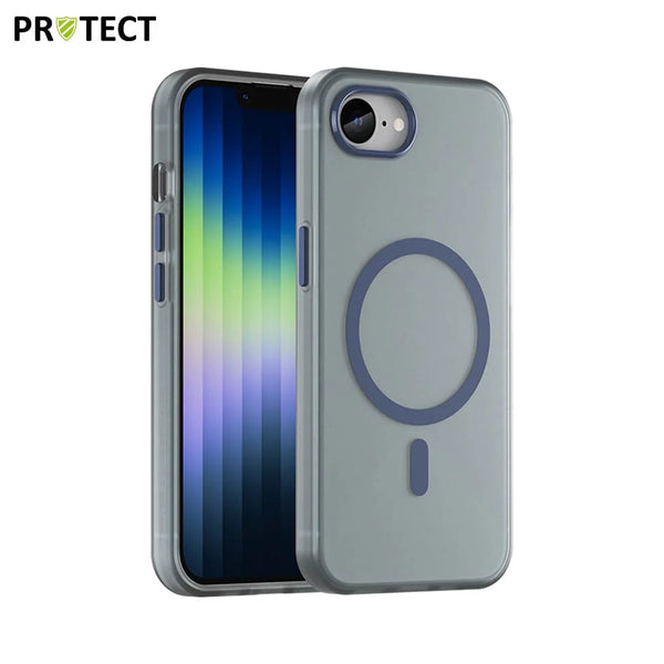 Coque de Protection MF-006 MagSafe PROTECT pour Apple iPhone SE 4 Bleu Marine