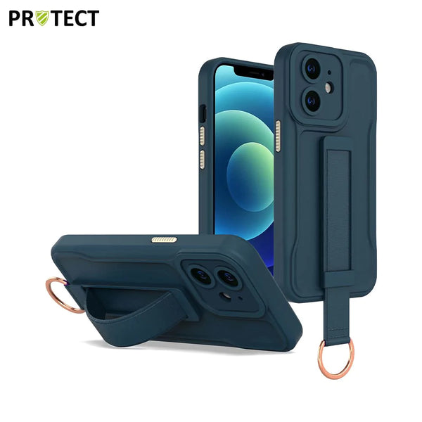 Coque de Protection QC-002 PROTECT pour Apple iPhone 12 Bleu