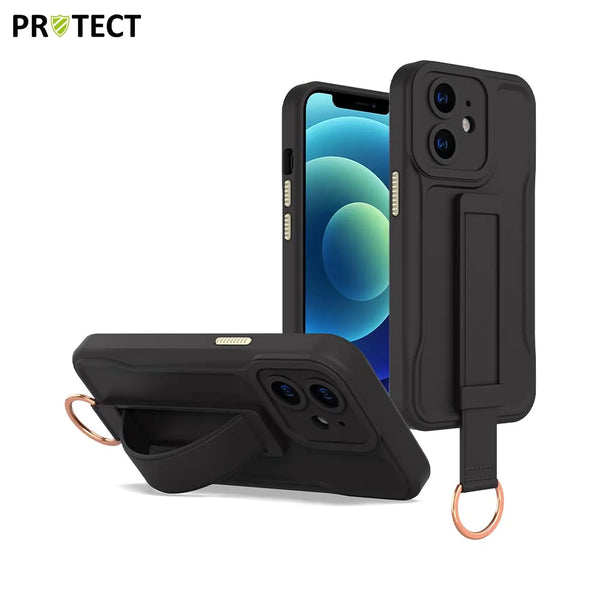 Coque de Protection QC-002 PROTECT pour Apple iPhone 12 Noir