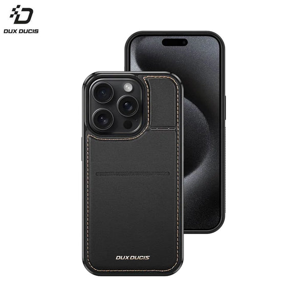 Coque de Protection Rafi Mag Dux Ducis pour Apple iPhone 15 Pro Noir