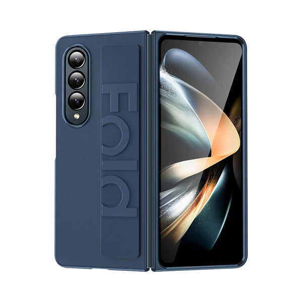 Samsung Galaxy Z Fold 4 5G F936 Z-FO2 Schutzh¨¹lle mit Trageband, Blau