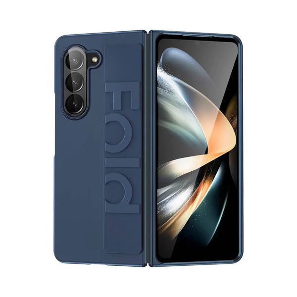 Samsung Galaxy Z Fold 5 5G F946 Z-FO2 Schutzh¨¹lle mit Lanyard Blau