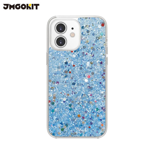 Coque de Protection Twinkle JMGOKIT pour Apple iPhone 12 Bleu