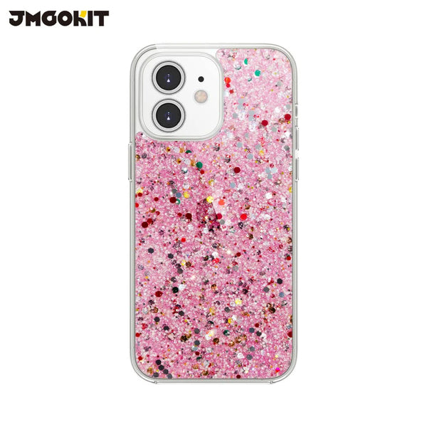 Coque de Protection Twinkle JMGOKIT pour Apple iPhone 12 Rose