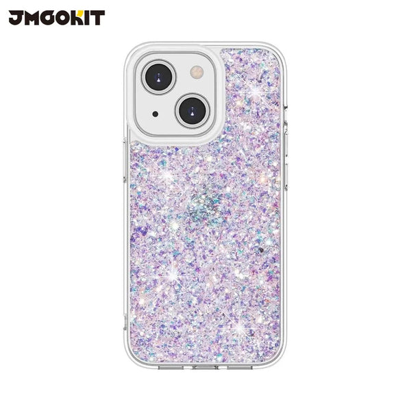 Coque de Protection Twinkle JMGOKIT pour Apple iPhone 15 Plus Argent