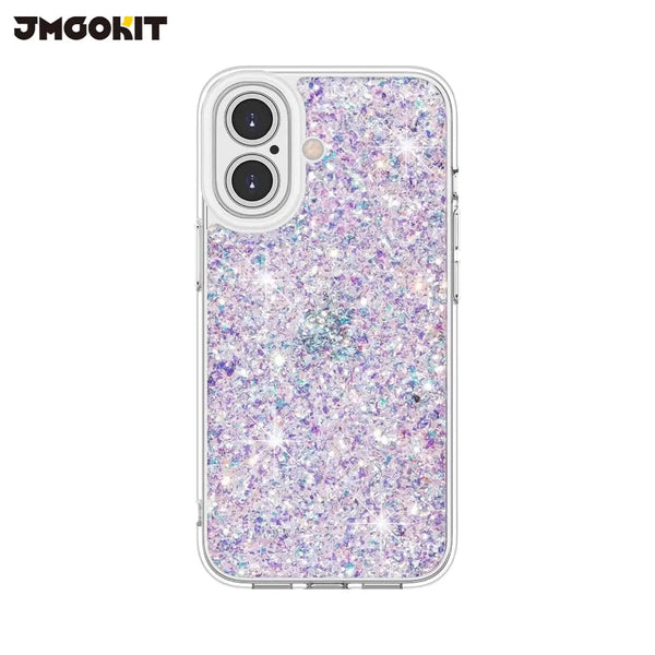 Coque de Protection Twinkle JMGOKIT pour Apple iPhone 16 Plus Argent