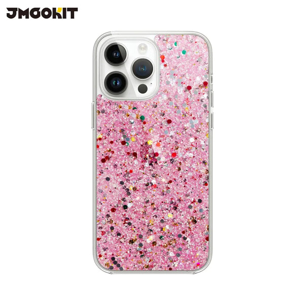 Coque de Protection Twinkle JMGOKIT pour Apple iPhone 16 Pro Rose