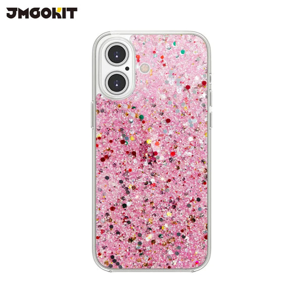 Coque de Protection Twinkle JMGOKIT pour Apple iPhone 16 Rose